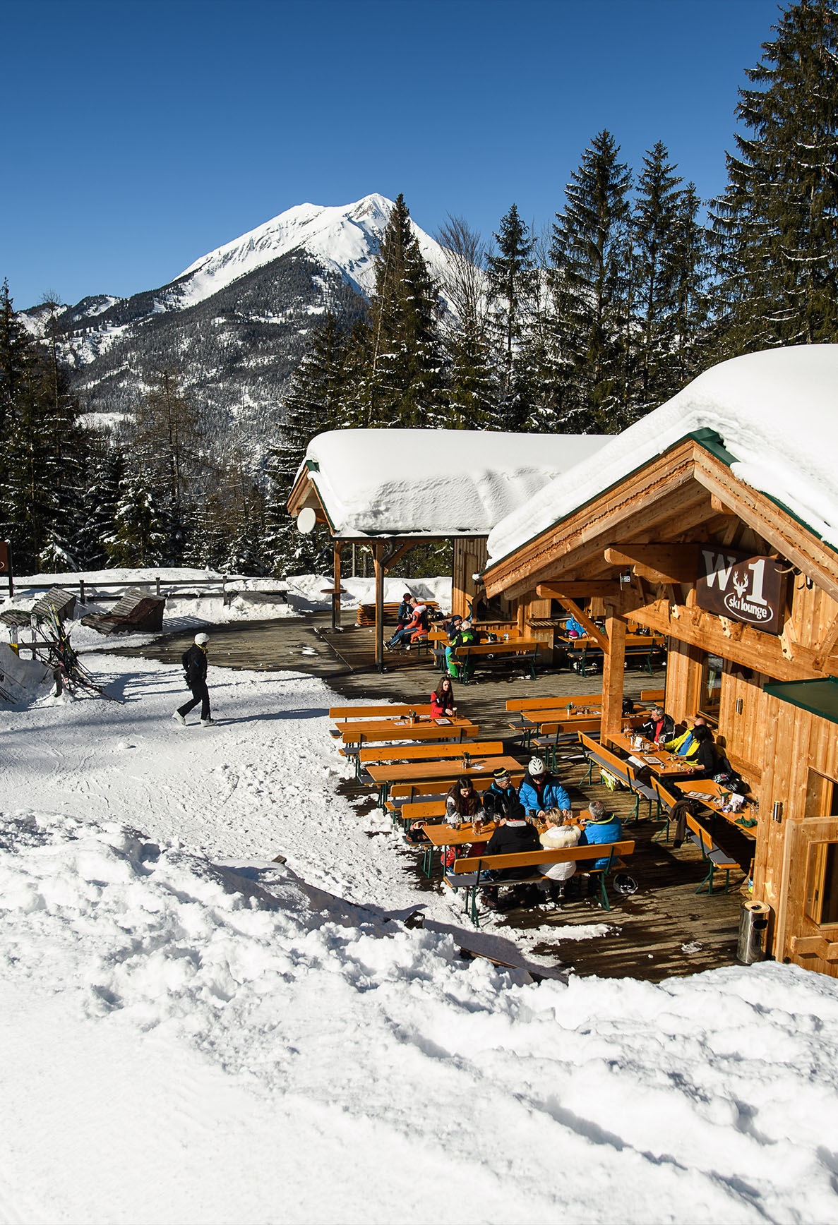 W1 Skilounge im Skigebiet der Ehrwalder Wettersteinbahnen
